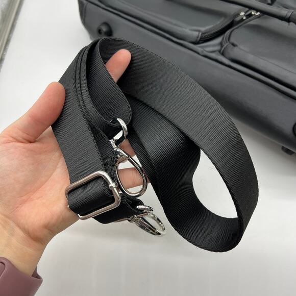 IHKWIP Cargo Catchall Tote with One Crossbody Strap Metallic Black - Picture 3 of 11